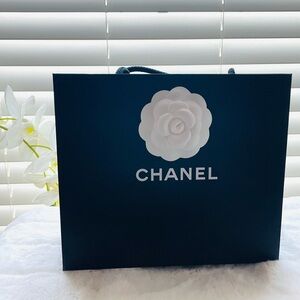 Authentic- Chanel paper gift shopping Bag